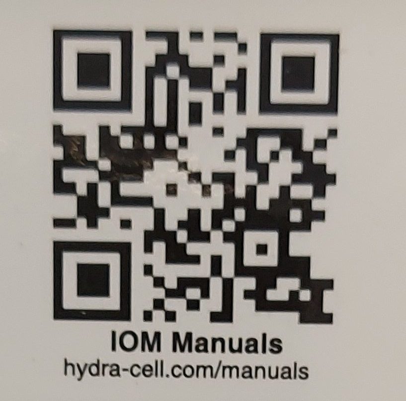 Manual Wanner Hydra-Cell membraanpompen